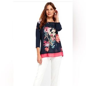 Wallis women blouse. L size floral design layered blouse
